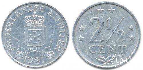 2,1/2 цента Ø23,5 мм. Al, 1,2 г.