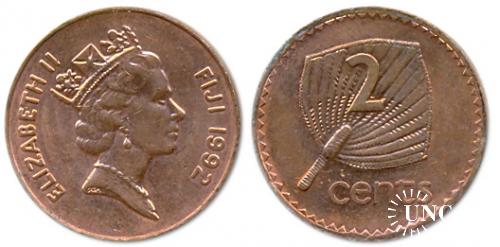 2 цента Ø21,0 мм. Zn(Cu), 3,85 г.