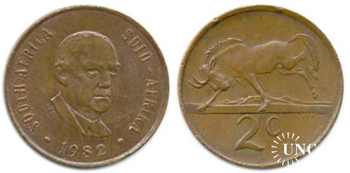 2 цента Ø22,5 мм. Bronze, 4,00 г.