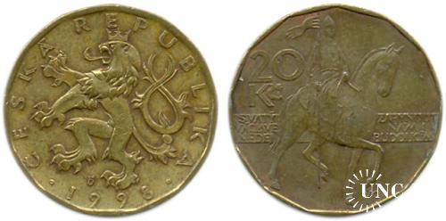 20 крон Ø26,0 мм. Fe(Bronze), 8,43 г.