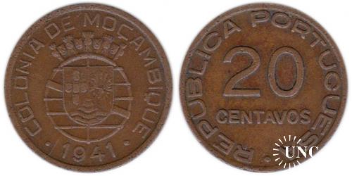 20 сентаво Ø25,2 мм. Bronze, 4,90 г.