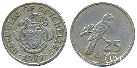 25 центів Ø19,0 мм. Cu-Ni, 2,90 г.