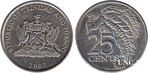 25 центів Ø20,0 мм. Cu-Ni, 3,55 г.