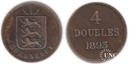 4 дубля Ø26,1 мм. Bronze, 4,84 г.