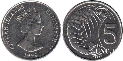 5 центів Ø18,0 мм. Fe/Ni, 2,00 г.