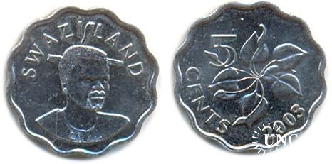 5 центів Ø18,5 мм. Cu-Ni, 2,1 г.