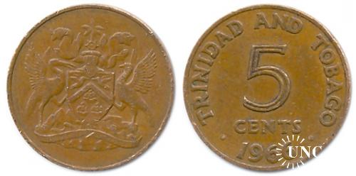 5 центів Ø21,2 мм. Bronze, 3,25 г.