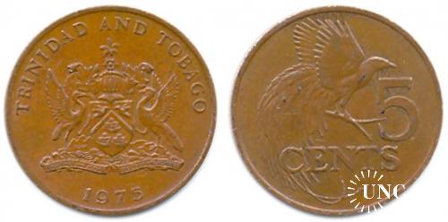 5 центів Ø21,2 мм. Bronze, 3,25 г.