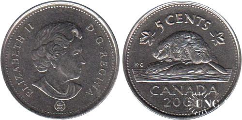 5 центів Ø21,5 мм. Fe, 3,95 г.