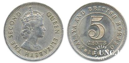 5 центов Ø16,0 мм. Cu-Ni, 1,42 г.