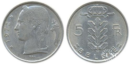 5 франков Ø24,0 мм. Cu-Ni, 6,00 г.