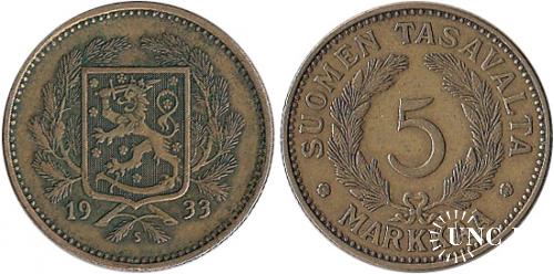 5 марок Ø23,0 мм. Al-Bronze, 4,5 г.