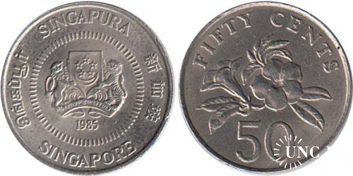 50 центів Ø24,0 мм. Cu-Ni, 7,2 г.