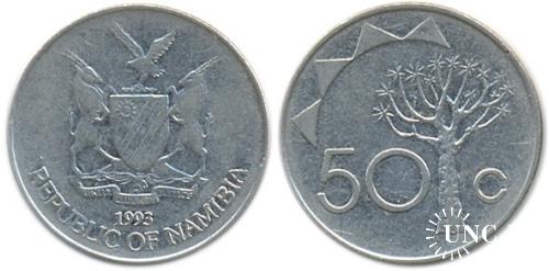 50 центів Ø24,0 мм. Fe/Ni, 4,40 г.