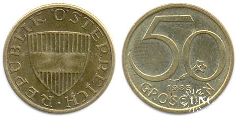 50 грошенів Ø19,5 мм. Cu-Al, 3,00 г.