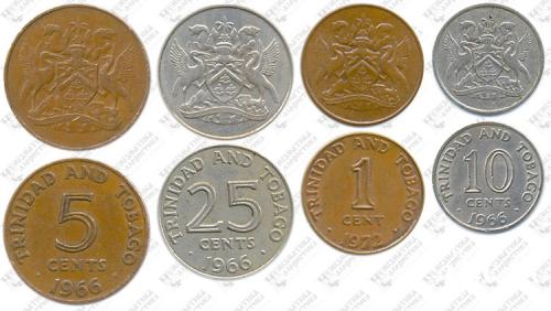 Підборка монет: 25, 10, 5, 1 цент