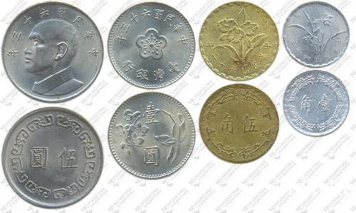 Підборка монет: 5, 1 юань, 5, 1 шао