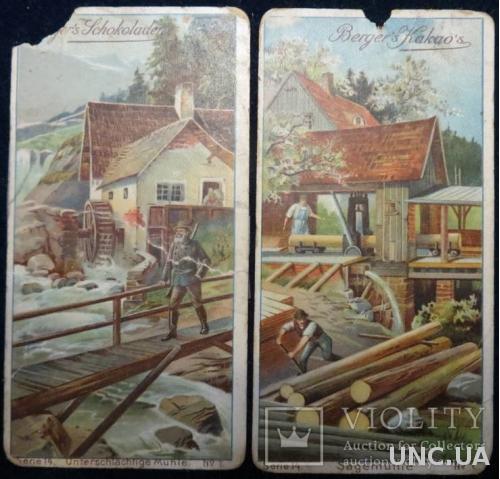 Картки з шоколаду robert berger sammelalbum початок 20 століття