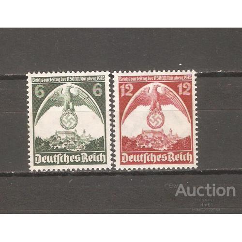 1935 год, Третий рейх, Германия (серия, 30 долларов CV, MNH)