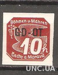 Рейх Богемия и Моравия серия** 1939 год