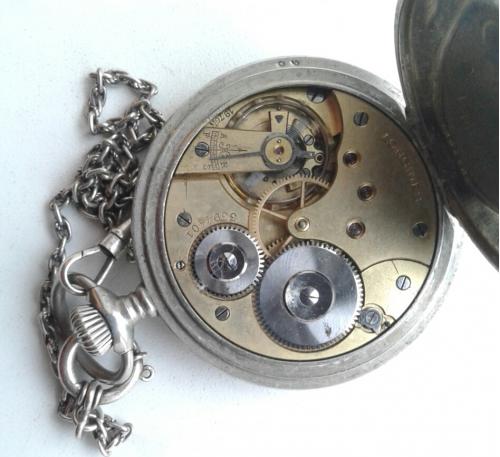 Карманные серебряные часы лонжин начала 20 века