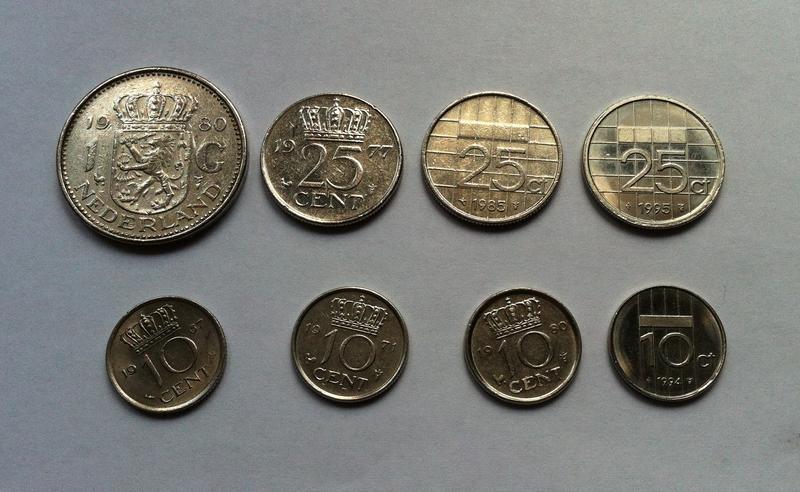 Голландия ( Нидерланды ) 8 монет разные номиналы, разные годы