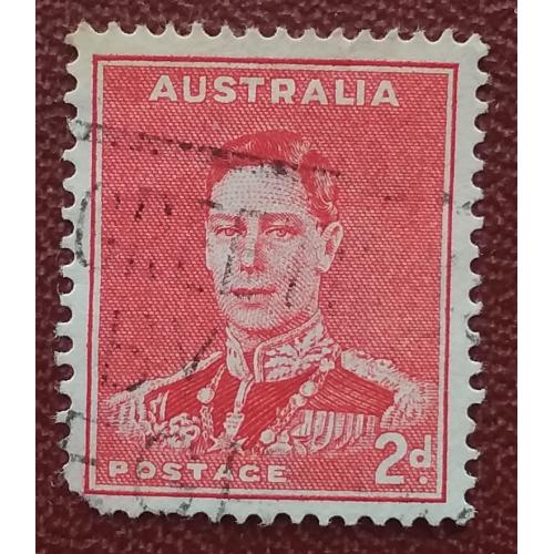 Австралия 1937 г - Король Георг VI (1895-1952 гг.), гаш
