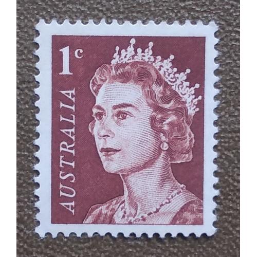 Австралия 1966 г - Королева Елизавета II, негаш