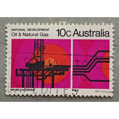 Австралия 1970 г - Национальное развитие(National Development). Нефть и природный газ, гаш