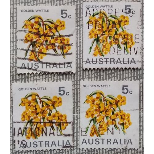 Австралия 1970 г - Золотая плетень. Открытие Национальной выставки марок ANPEX