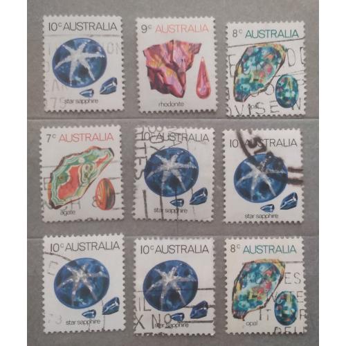 Австралия 1973 г - минералы