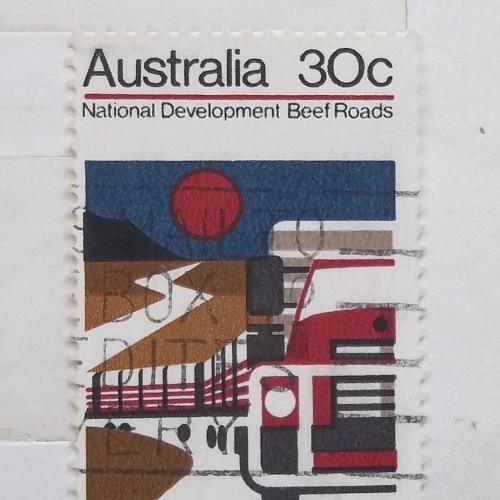 Австралия 1973 г - национальное развитие дорог
