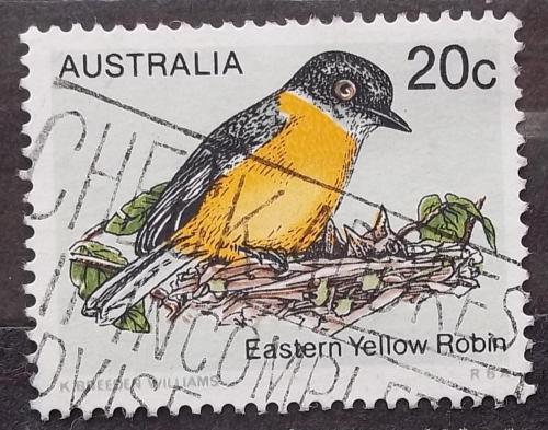 Австралия 1979 г - Золотобрюхая зарянковая мухоловка