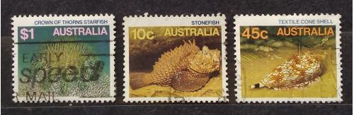 Австралия 1986 г -  морская фауна