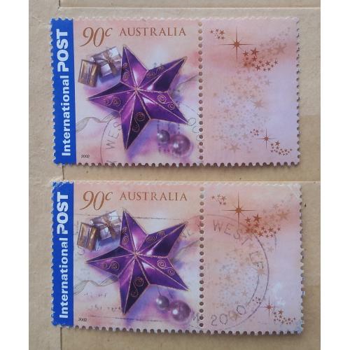 Австралия 2002 г - Международная почта
