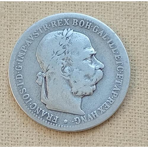 Австрия 1 крона, 1895 г, серебро