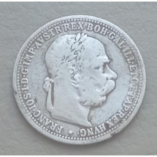 Австрия 1 крона, 1898 г, серебро