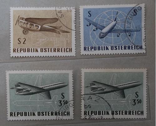 Австрия 1968 г - Самолеты - Международная выставка авиапочты (IFA) Вена