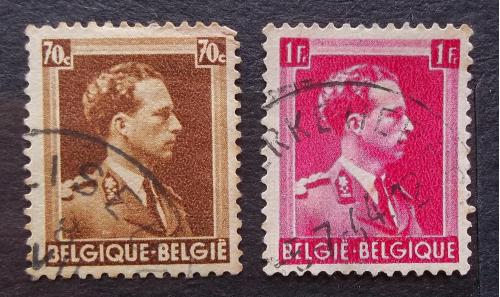 Бельгия 1936 г - Король Леопольд III, 4 шт (см.фото)