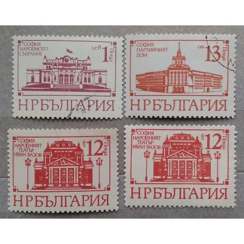 Болгария 1977 г - Монументальные здания в Софии 