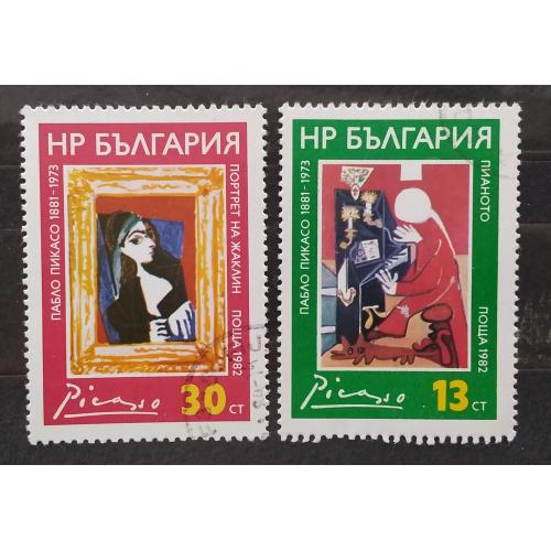 Болгария 1982 г - 100 лет со дня рождения Пабло Пикассо (1881–1973), гаш