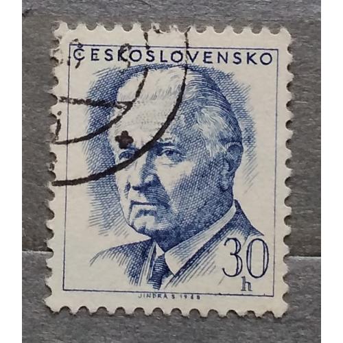 Чехословакия 1968 г - Людвик Свобода, гаш