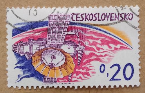 Чехословакия 1973 г - День космонавтики 