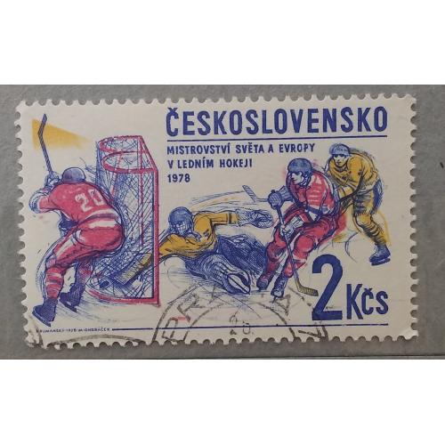 Чехословакия 1978 г -  Чемпионат мира и Европы по хоккею с шайбой, гаш