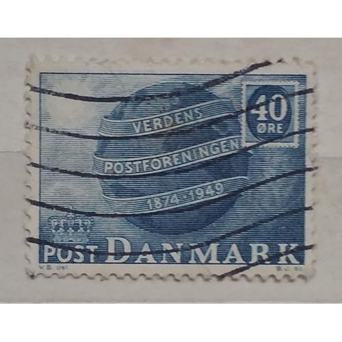 Дания 1949 г - 75 лет Всемирному почтовому союзу
