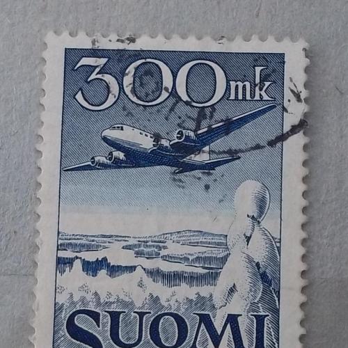 Финляндия 1950 г - авиапочта, Дуглас DC-6