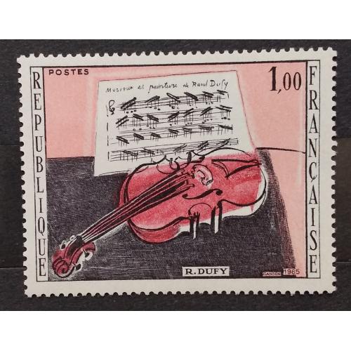 Франция 1965 г - Рауль Дюфи «Красная скрипка», негаш