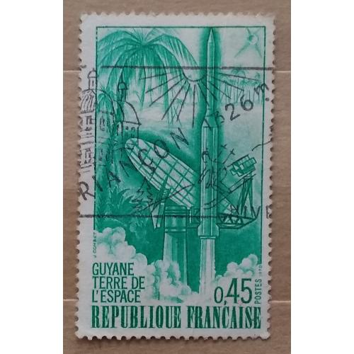 Франция 1970 г - Запуск ракеты "Диамант Б" из Гайаны