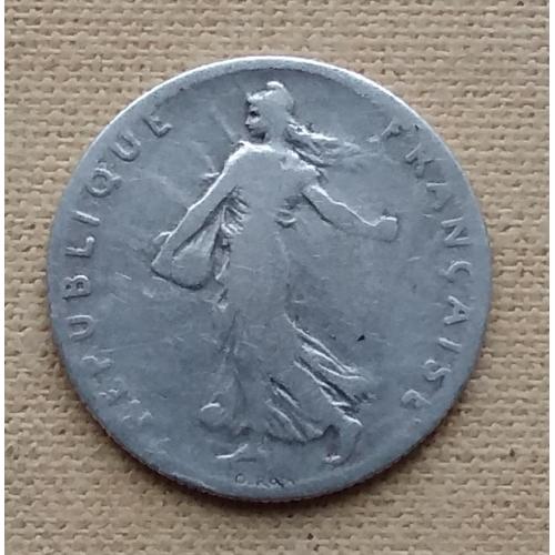 Франция 50 сантимов, 1898 г, серебро