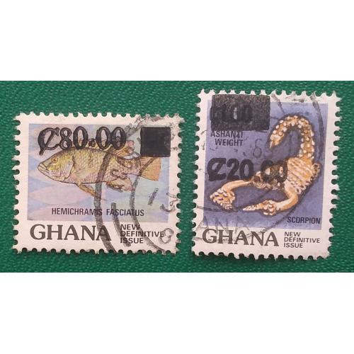 Гана 1988 г - фауна, гаш